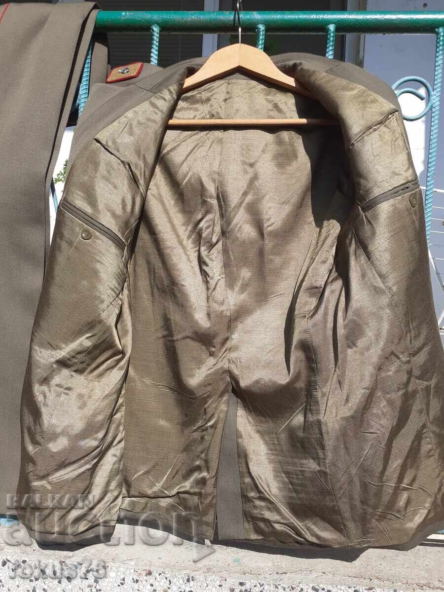 Uniformă militară VECHE SOȚ, jachetă, însemne, epoleți - ca nouă - 7