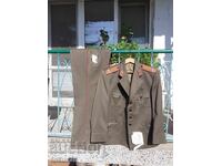 Uniformă militară VECHE SOȚ, jachetă, însemne, epoleți - ca nouă