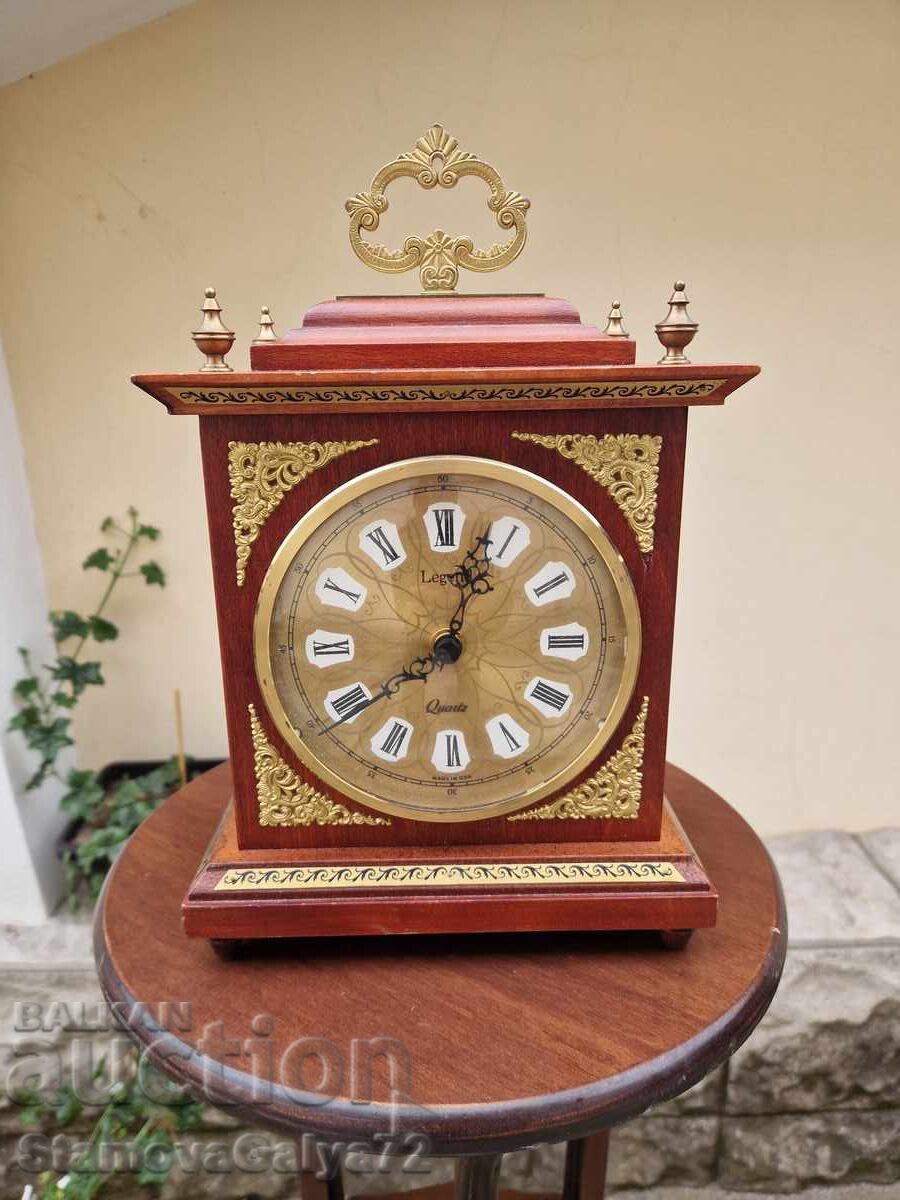 Страхотен антикварен немски каминен часовник Legend Страхотен антикварен немски каминен часовник Legend