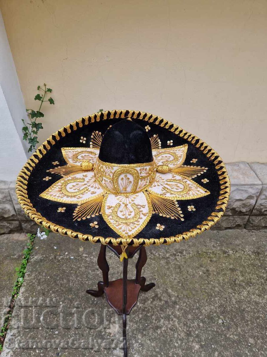 Εξαιρετικό αυθεντικό αντίκα μεξικάνικο σομπρέρο