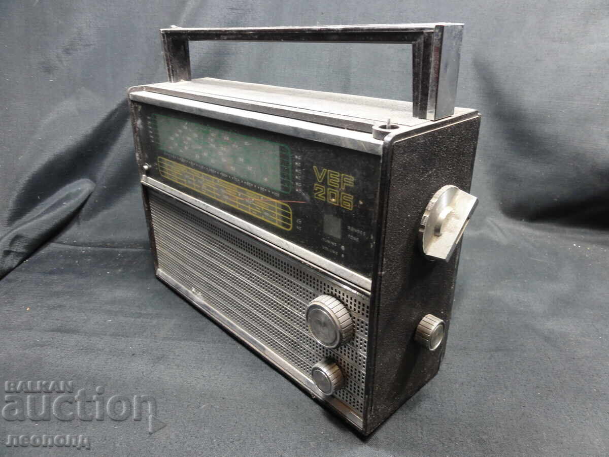 BZTs STAR RETRO SOCIALIST USSR TRANSISTOR RADIO VEF VEF 206 with price 9.50 BGN | € 4.86 BZTs STAR RETRO SOCIALIST USSR TRANSISTOR RADIO VEF VEF 206 with price 9.50 BGN | € 4.86