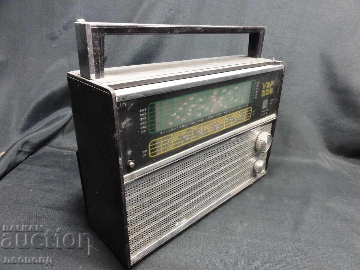 Auction BZTs STAR RETRO SOCIALIST USSR TRANSISTOR RADIO VEF VEF 206 Auction BZTs STAR RETRO SOCIALIST USSR TRANSISTOR RADIO VEF VEF 206