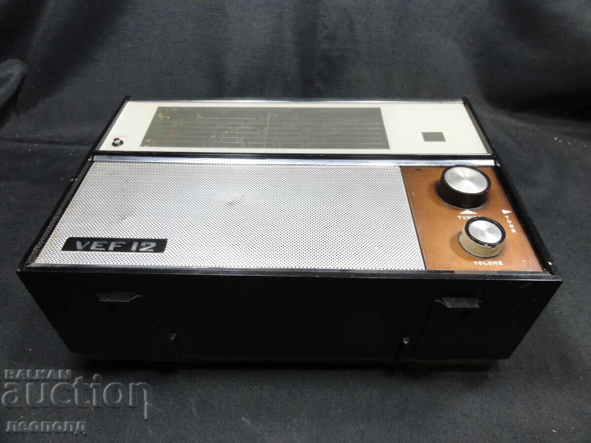 BZTs STAR Retro Social USSR Transistor Radio VEF VEF 12 - 6 BZTs STAR Retro Social USSR Transistor Radio VEF VEF 12 - 6