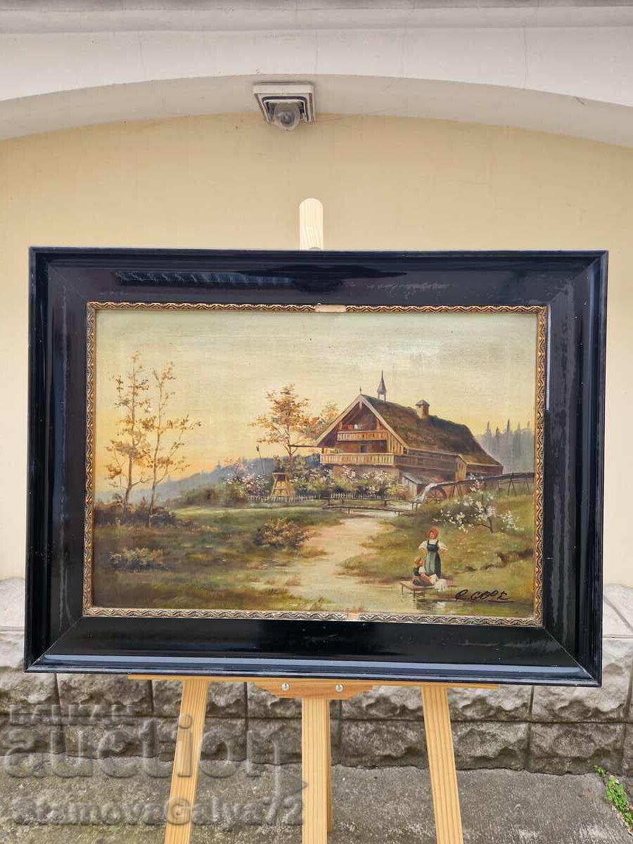 Εξαιρετική ζωγραφική με λάδι σε καμβά με τιμή 266.00 BGN | € 136.00