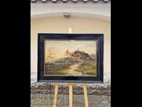 Превъзходна майсторска картина масло върху платно