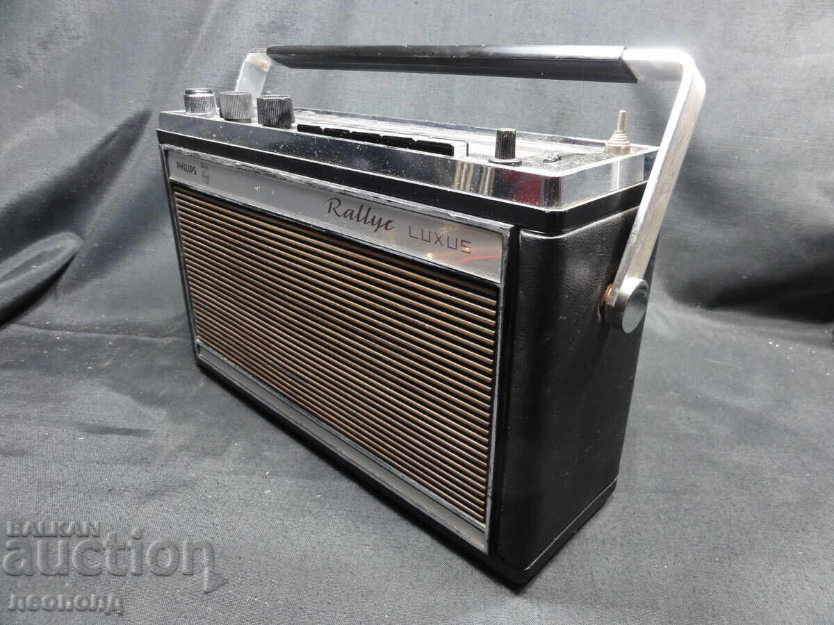 BZC STAR RETRO TRANSISTOR RADIO PHILIPS RALLYE LUXUS with price 14.00 BGN | € 7.16 BZC STAR RETRO TRANSISTOR RADIO PHILIPS RALLYE LUXUS with price 14.00 BGN | € 7.16