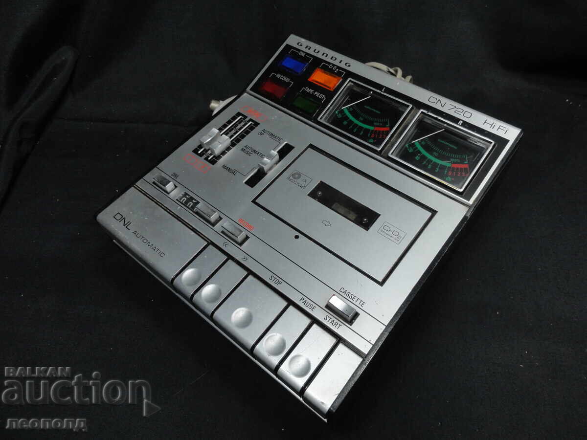 BZTs STAR Retro Transistor Cassette Recorder RECORD Grundig CN 720 with price 42.00 BGN | € 21.47 BZTs STAR Retro Transistor Cassette Recorder RECORD Grundig CN 720 with price 42.00 BGN | € 21.47