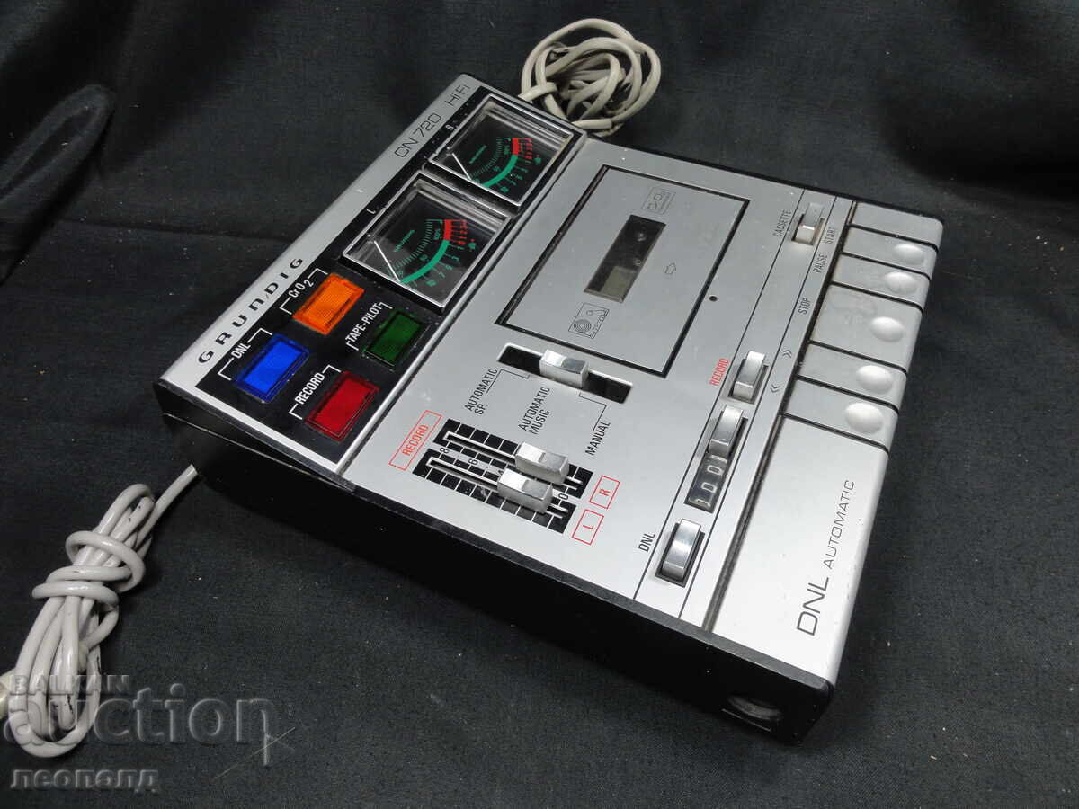 Auction BZTs STAR Retro Transistor Cassette Recorder RECORD Grundig CN 720 Auction BZTs STAR Retro Transistor Cassette Recorder RECORD Grundig CN 720