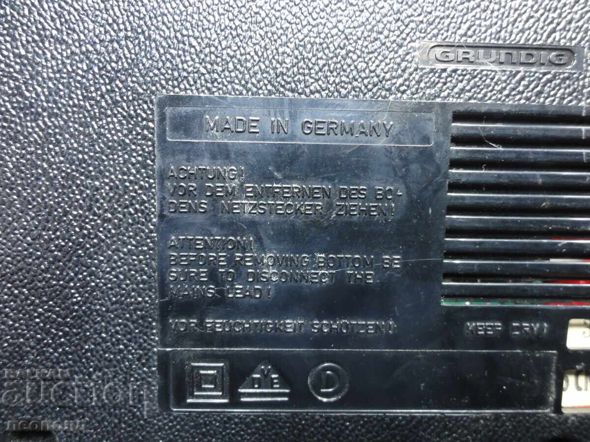 BZTs STAR Retro Transistor Cassette Recorder RECORD Grundig CN 720 - 6 BZTs STAR Retro Transistor Cassette Recorder RECORD Grundig CN 720 - 6