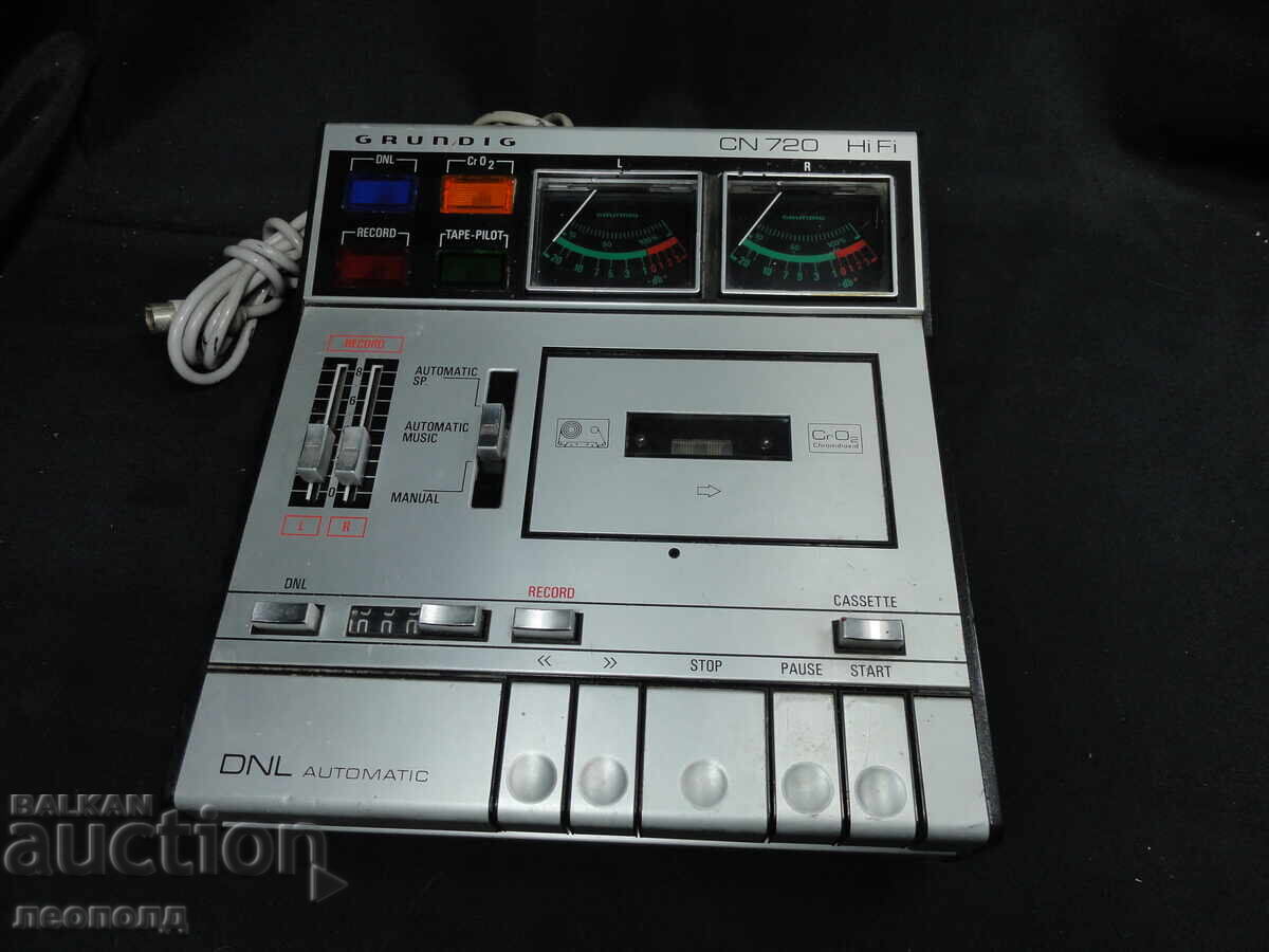 BZTs STAR Retro Transistor Cassette Recorder RECORD Grundig CN 720 BZTs STAR Retro Transistor Cassette Recorder RECORD Grundig CN 720