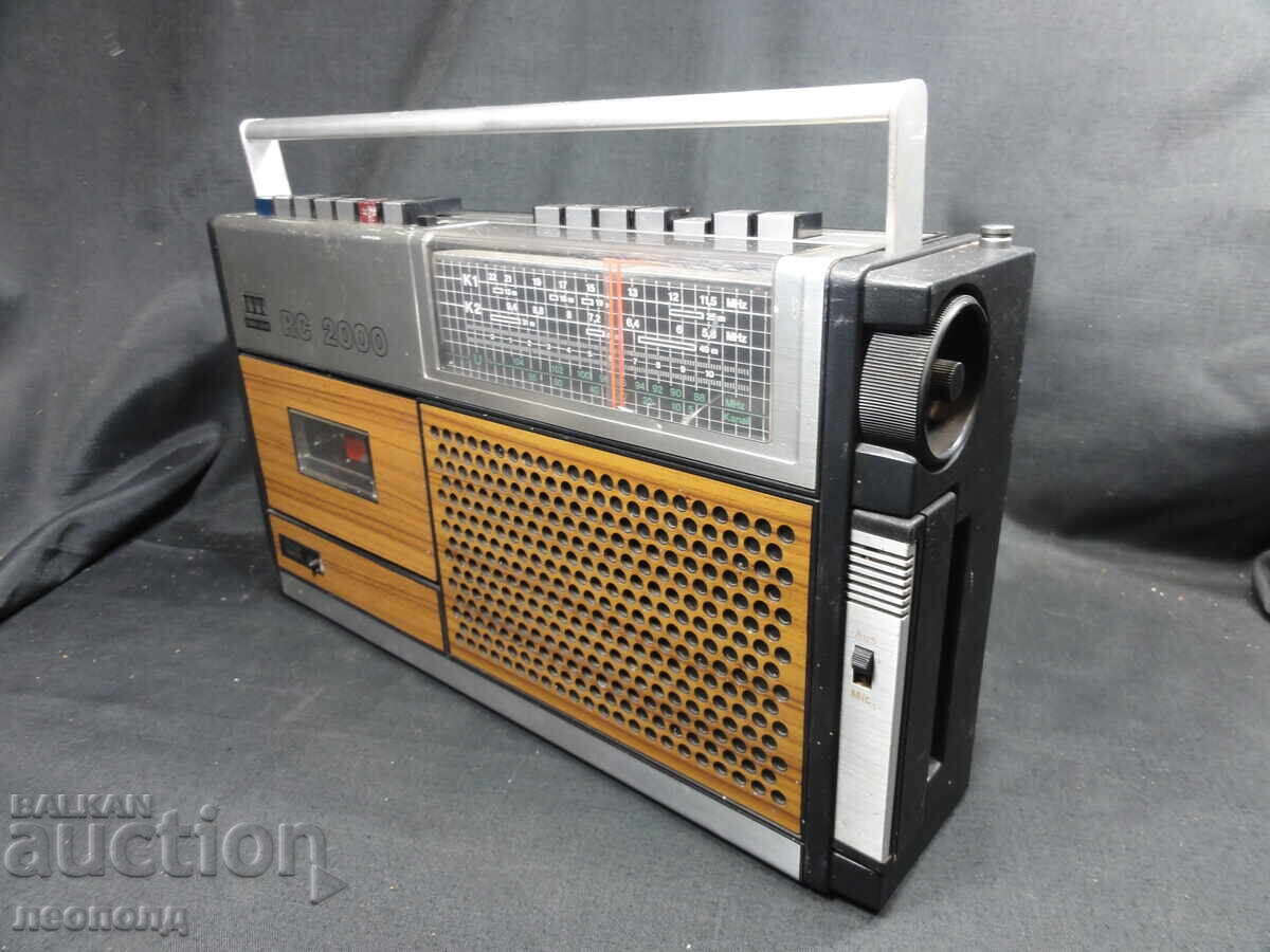 BZT STAR Retro Transistor Radio Cassette Player ITT SHAUB-LORENZ with price 50.00 BGN | € 25.56