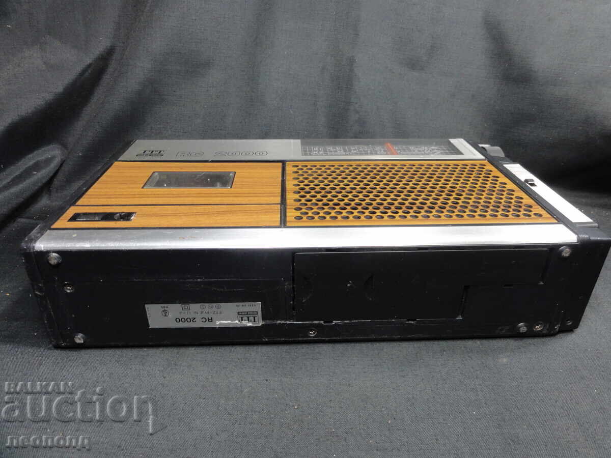 BZT STAR Retro Transistor Radio Cassette Player ITT SHAUB-LORENZ - 6