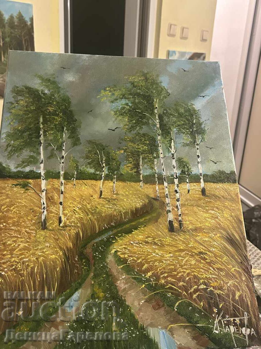 Δενίτσα Γκαρέλοβα πίνακας 50/40 "Προαίσθημα καταιγίδας" με τιμή 170.00 BGN | € 86.92