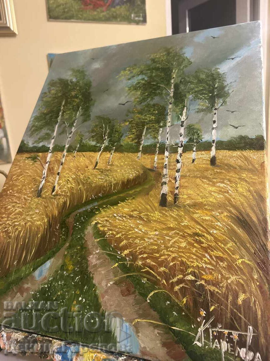 Παράδοση Δενίτσα Γκαρέλοβα πίνακας 50/40 "Προαίσθημα καταιγίδας"