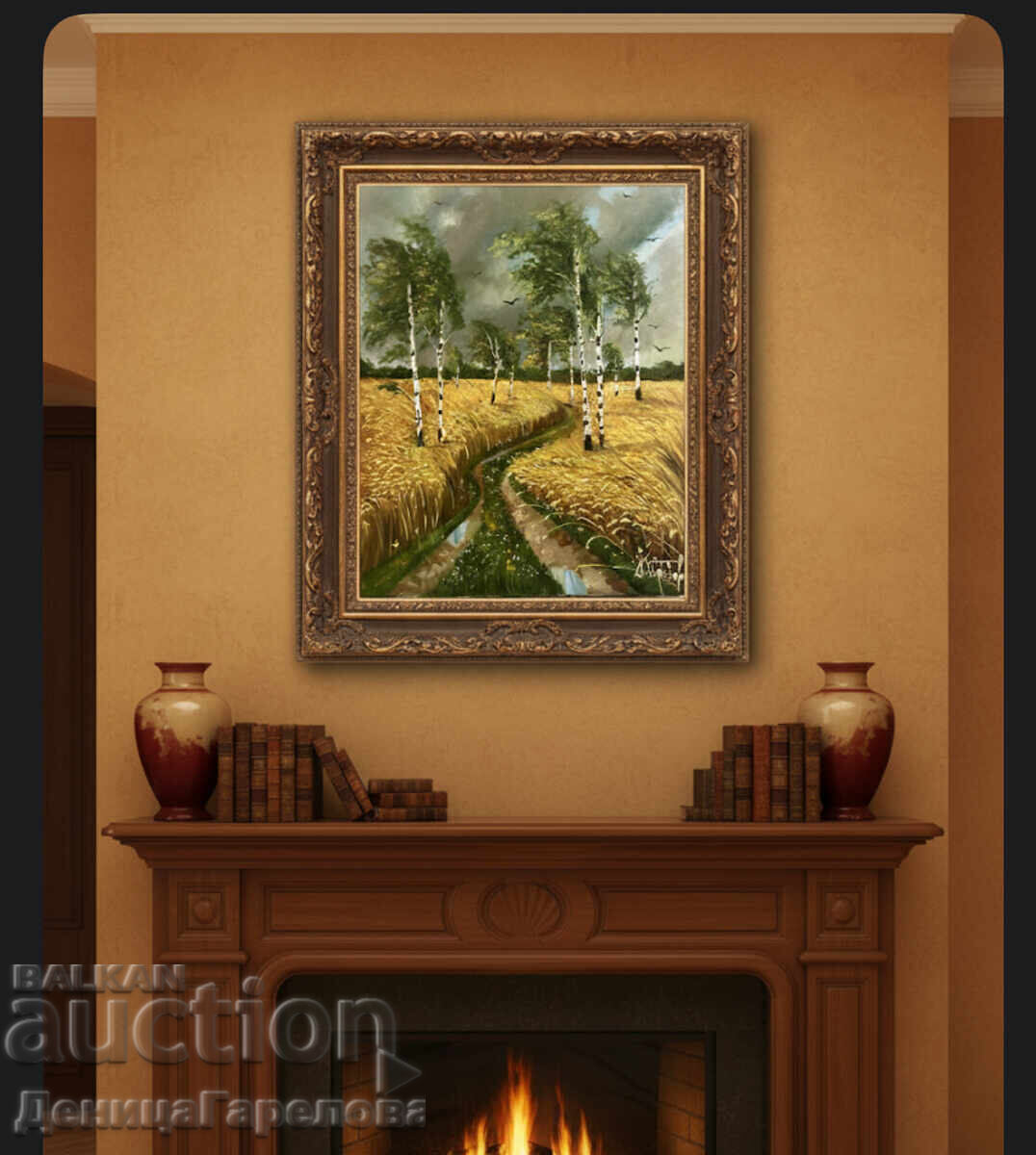 Δενίτσα Γκαρέλοβα πίνακας 50/40 "Προαίσθημα καταιγίδας" - 6