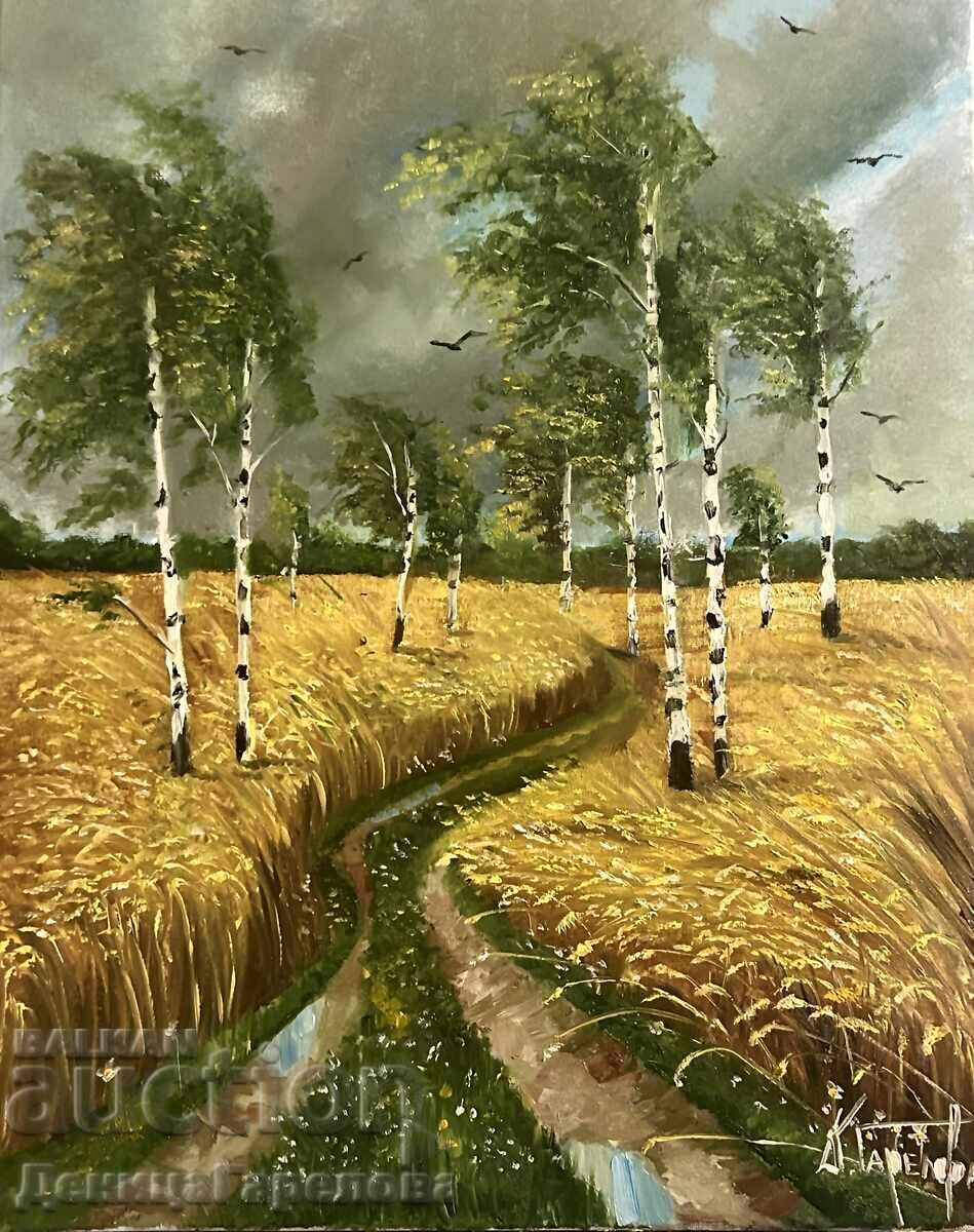 Δενίτσα Γκαρέλοβα πίνακας 50/40 "Προαίσθημα καταιγίδας"