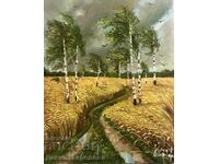 Denitsa Garelova painting 50/40 "Premonition of a Storm"