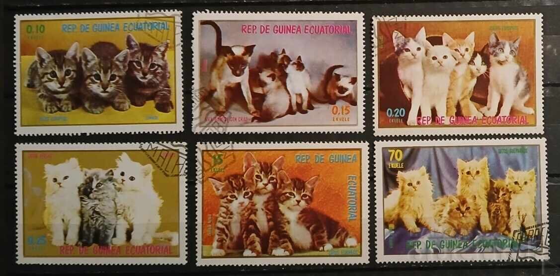 Equatorial Guinea 1976 Cats