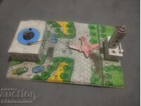 Old mechanical tin toy USSR