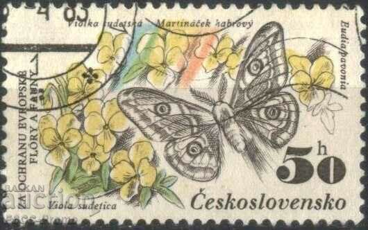 Клеймованa маркa Фауна Пеперудa 1983 от Чехословакия