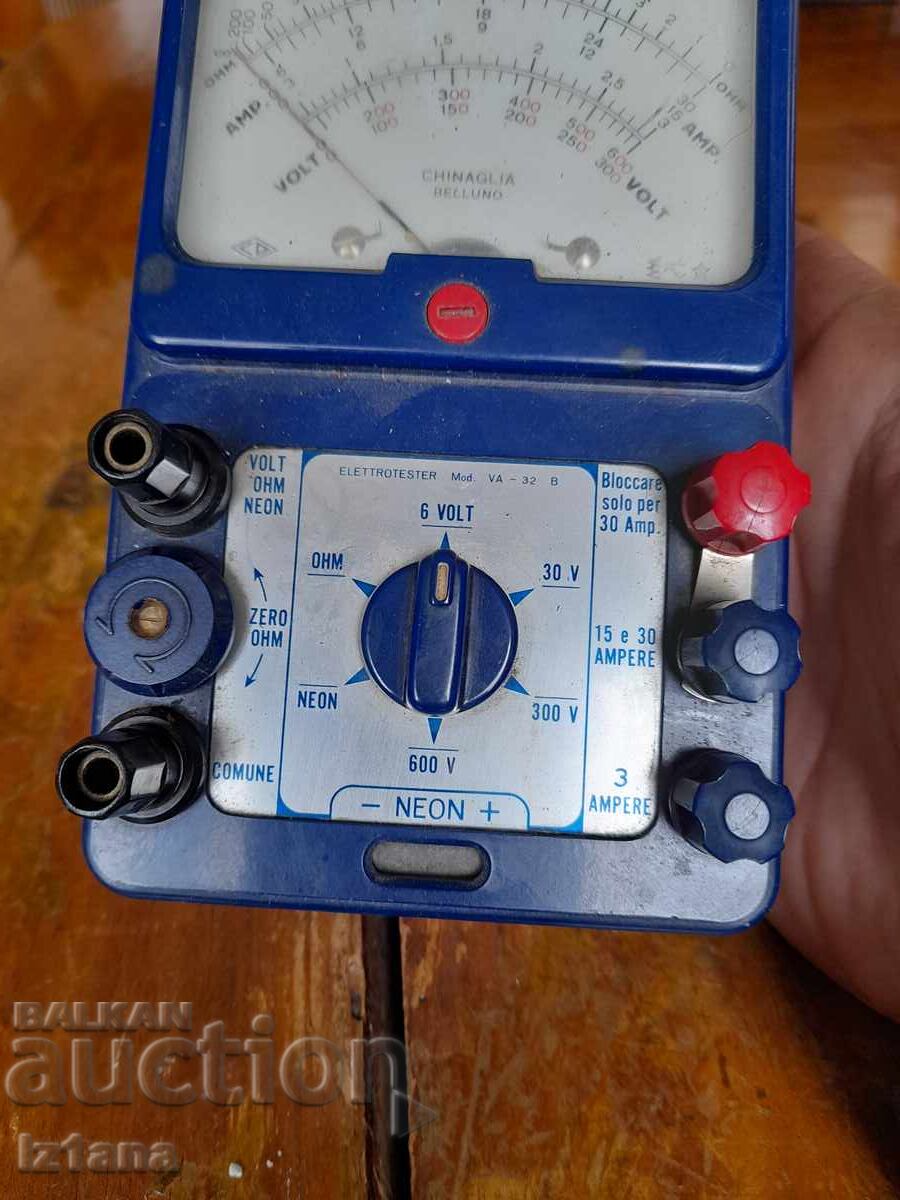 Old Chinaglia Belluno Multimeter with price 75.00 BGN | € 38.35