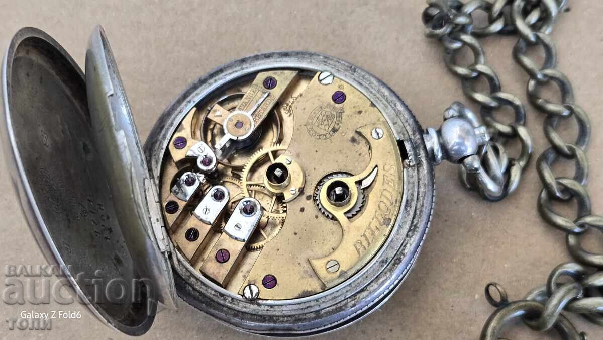 H.SERKISOFF ТУРСКИ ЧАСОВНИК СРЕБРО РЯДЪК РАБОТИ БЗЦ  !!!! - 6