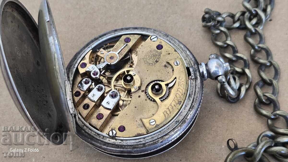 H.SERKISOFF ТУРСКИ ЧАСОВНИК СРЕБРО РЯДЪК РАБОТИ БЗЦ  !!!! - 7