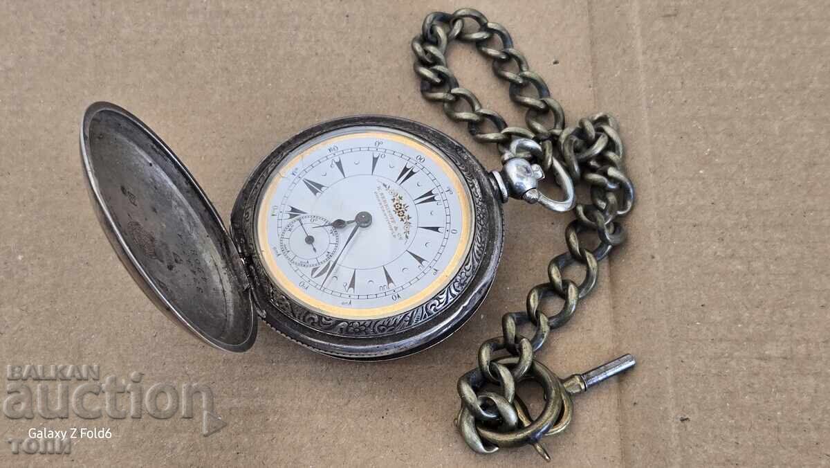 H.SERKISOFF ТУРСКИ ЧАСОВНИК СРЕБРО РЯДЪК РАБОТИ БЗЦ  !!!!