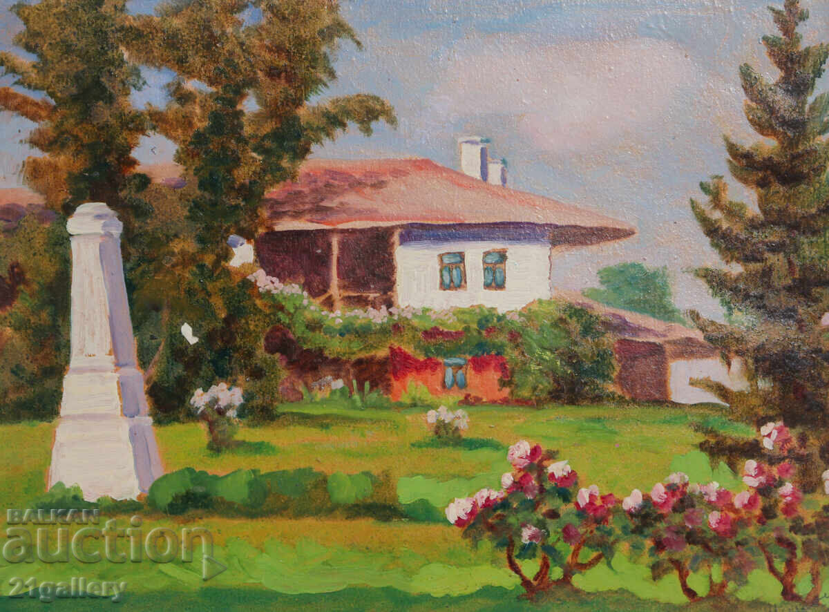 Delivery of Spring Landscape Painting Oil Paints