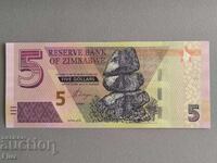Τραπεζογραμμάτιο - Ζιμπάμπουε - 5 δολάρια UNC | 2019