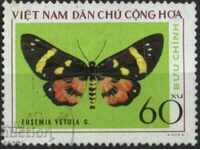 Stamped stamp Fauna Butterfly 1976 from Vietnam