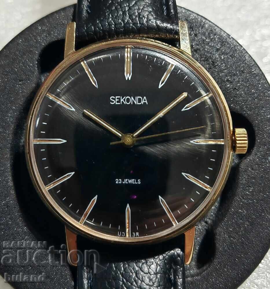 Rare Soviet Gold Plated Men's Watch Sekonda Flight Sekonda with price 115.00 BGN | € 58.80