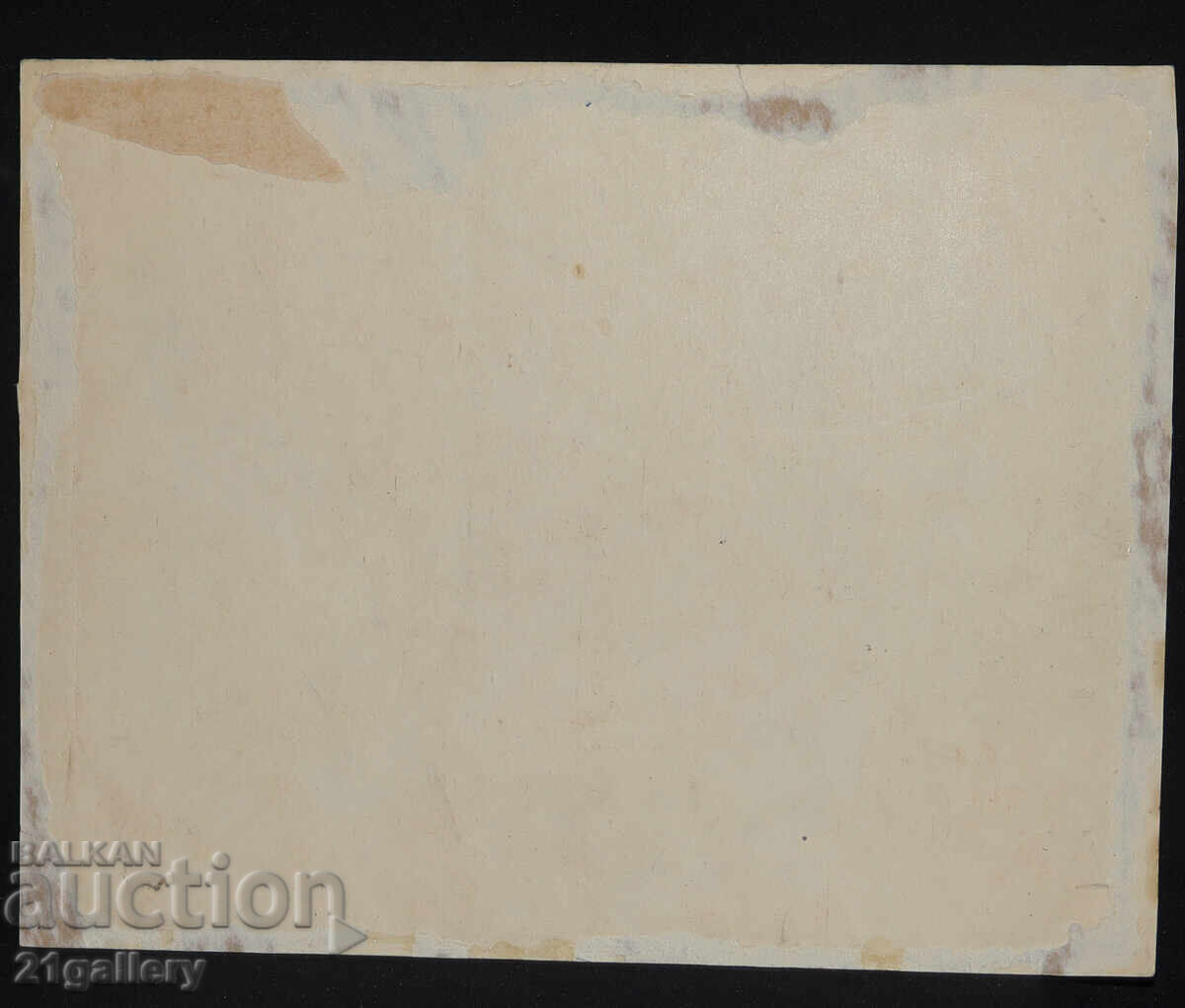 Παλαιός πίνακας, σκηνή της υπαίθρου, ελαιογραφία - 7