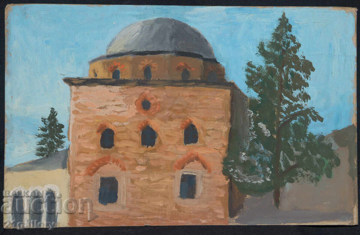 Стара картина маслени бои теке с цена 300.00 лв. | € 153.39