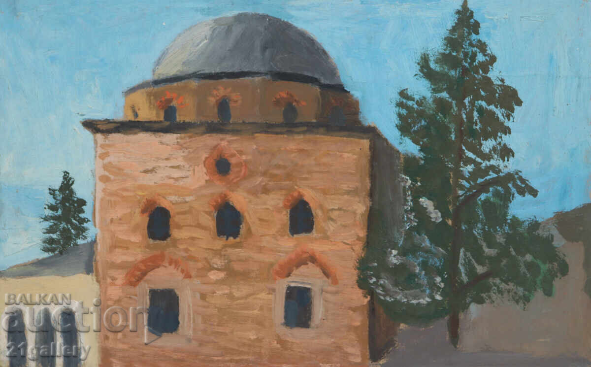 Стара картина маслени бои теке