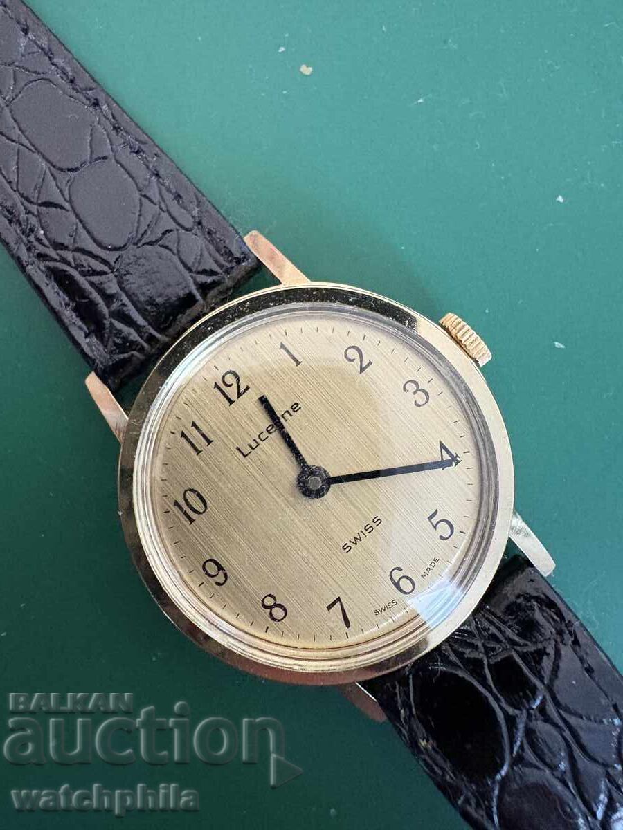 Lucerne Swiss Men's Watch. Works perfectly. Rare Lucerne Swiss Men's Watch. Works perfectly. Rare