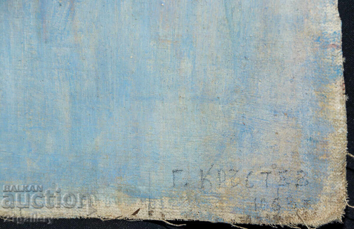 Θαλασσινό τοπίο 1963 ελαιογραφία - 5