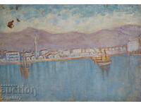 Морски пейзаж 1963г. картина маслени бои