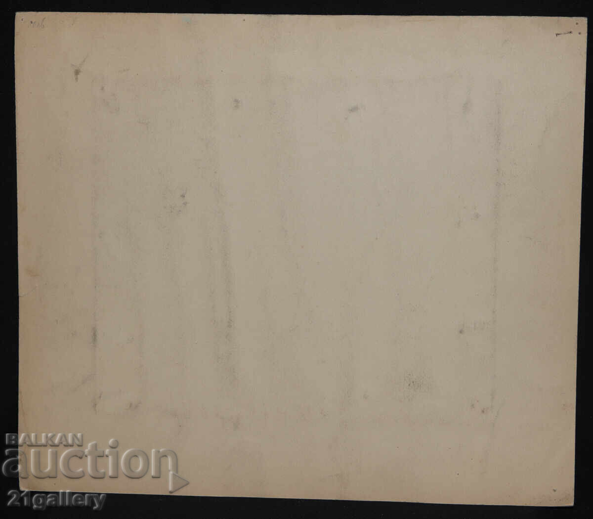 Παλιός πίνακας ακουαρέλα τοπίο - 7