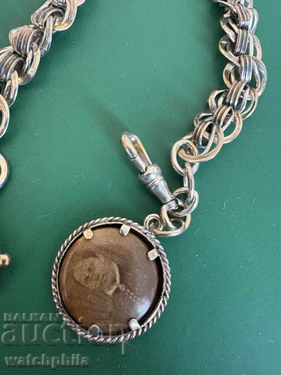 Σπάνιο ενδιαφέρον κρεμαστό για ρολόι τσέπης με τιμή 23.00 BGN | € 11.76