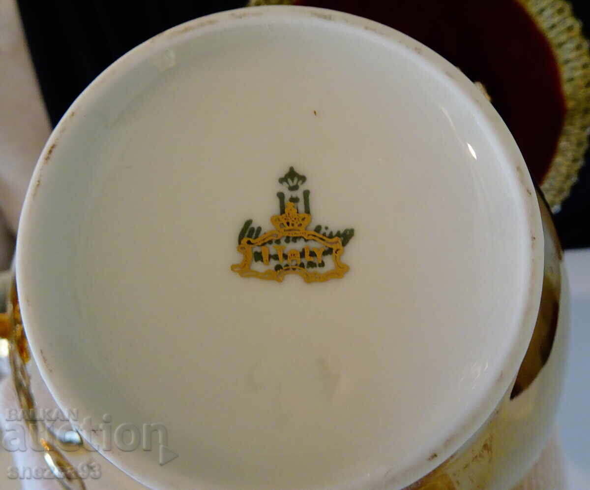 Κανά βαυαρικής πορσελάνης, χρυσός, ζωγραφική, 1.5 l - 7