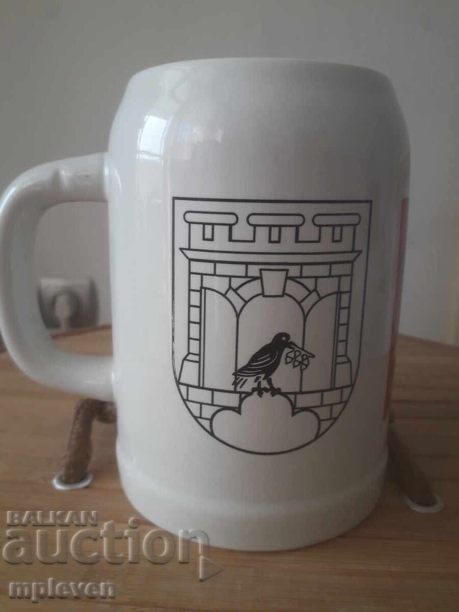 Collectible beer mug with price 2.00 BGN | € 1.02 Collectible beer mug with price 2.00 BGN | € 1.02