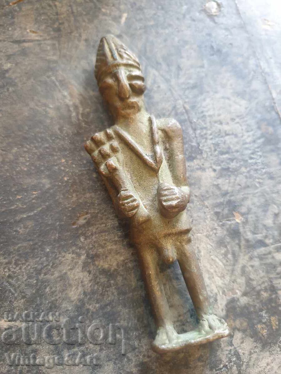 Licitație Miniatură Turnată Bronz Statuetă Motiv Antic