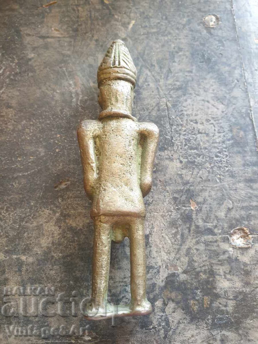 Livrarea Miniatură Turnată Bronz Statuetă Motiv Antic