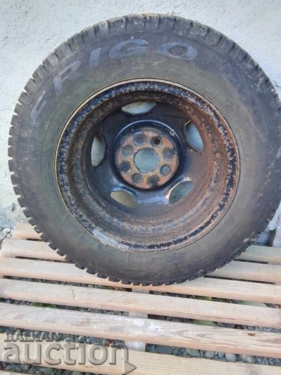 Winter tires with rims 2pcs, 13 inch WV Polo, SEAT Ibiza, Cordoba - 6