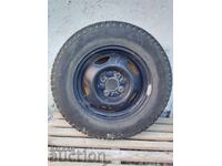Winter tires with rims 2pcs, 13 inch WV Polo, SEAT Ibiza, Cordoba