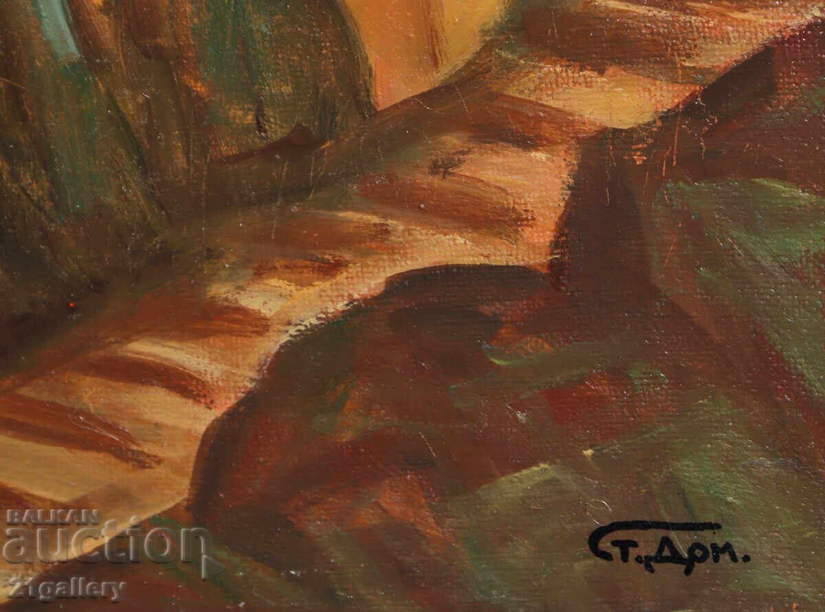 Проф. Стоян Домусчиев (1935-2021) Пейзаж / маслени бои - 6