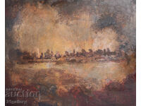 Παλιός ελαιογραφία, τοπίο