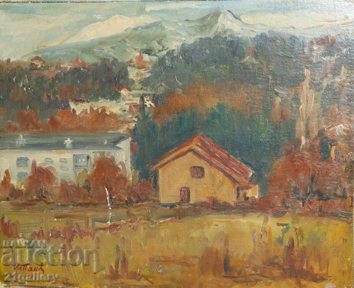 Auction Ilcho Panayotov (1913-1993) Landscape / oil paints 1979 Auction Ilcho Panayotov (1913-1993) Landscape / oil paints 1979