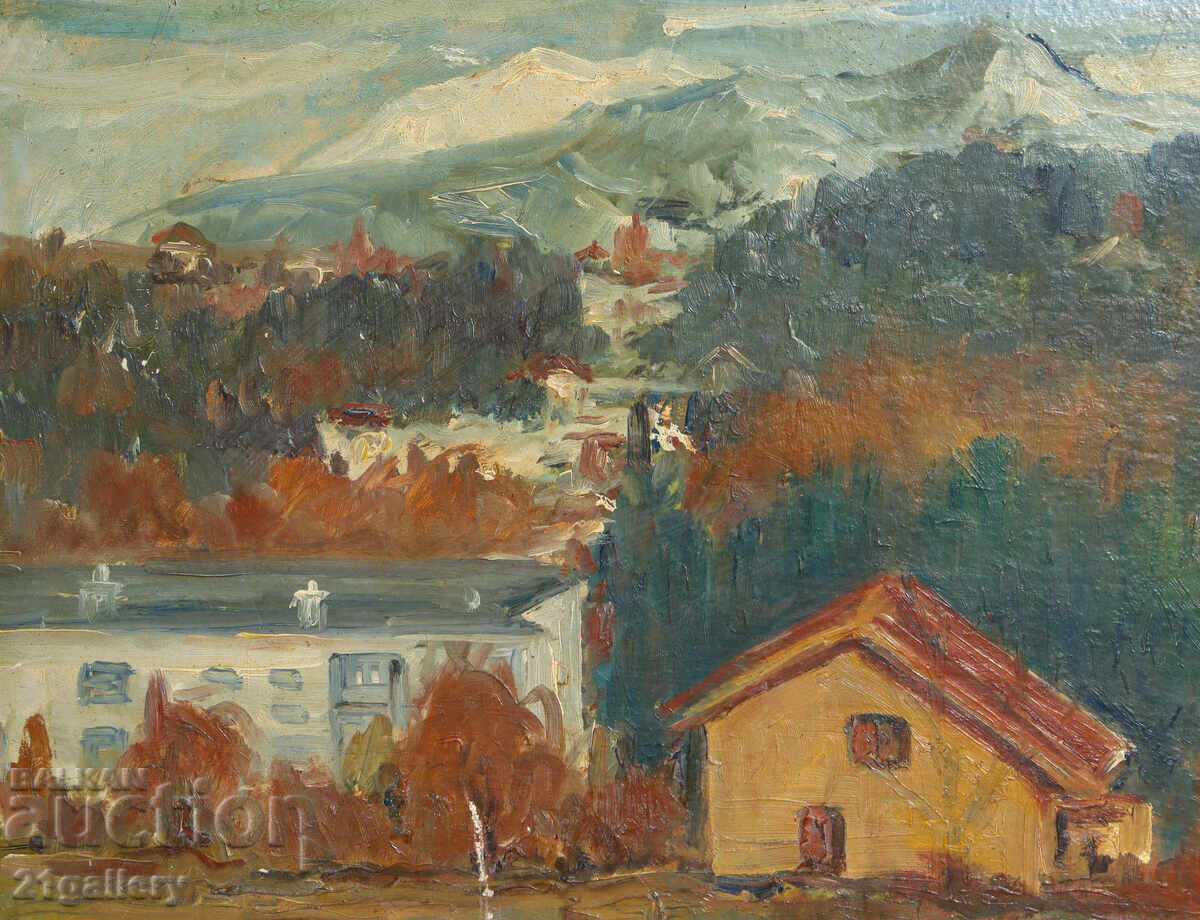 Delivery of Ilcho Panayotov (1913-1993) Landscape / oil paints 1979 Delivery of Ilcho Panayotov (1913-1993) Landscape / oil paints 1979